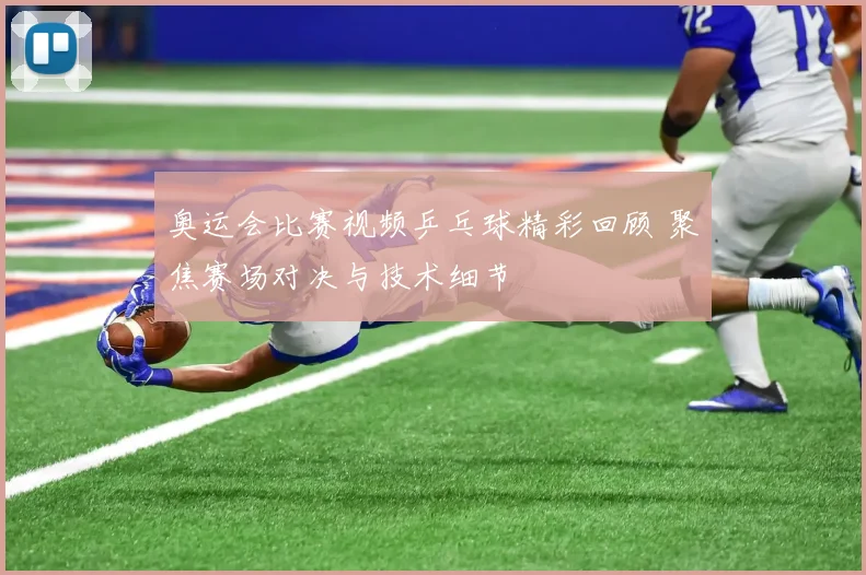 奥运会比赛视频乒乓球精彩回顾 聚焦赛场对决与技术细节