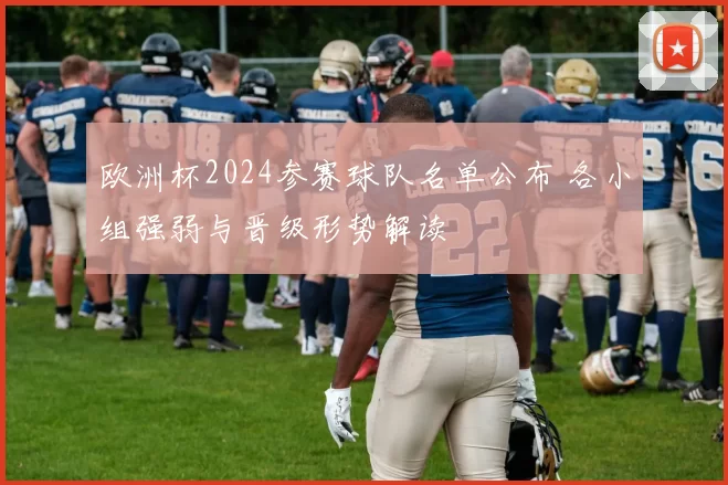 欧洲杯2024参赛球队名单公布 各小组强弱与晋级形势解读