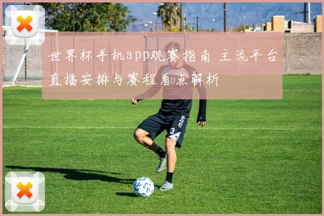 世界杯手机app观赛指南 主流平台直播安排与赛程看点解析
